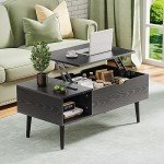 OLIXIS Lift Top Coffee Table with Hidden Storage