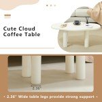 Cloud Shaped Coffee Table for Mancave Style