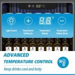 Erivess 76 Can Beverage Cooler for Mancave