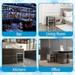 Erivess 76 Can Beverage Cooler for Mancave