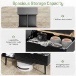 Modern Lift Top Coffee Table with Hidden Storage