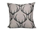 Timber Antler Throw Pillow for Mancave Decor