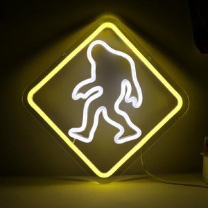 Sasquatch Neon Sign for Mancave & Home Decor