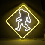 Sasquatch Neon Sign for Mancave & Home Decor