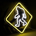Sasquatch Neon Sign for Mancave & Home Decor
