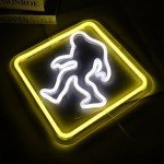 Sasquatch Neon Sign for Mancave & Home Decor