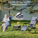 Sweetcrispy Zero Gravity Lounge Chairs - Set of 2