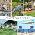 Sweetcrispy Zero Gravity Lounge Chairs - Set of 2