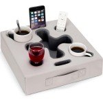 Couch Cup Holder Pillow for Home & Travel