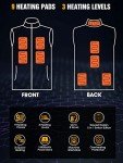 Men's Electric Heated Vest with Battery Pack