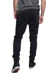 Men's Black Drawstring Track Pants - 3X Large