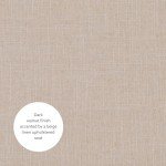 Claridge Backless Counter Stool in Beige & Walnut