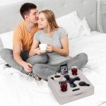Couch Cup Holder Pillow for Home & Travel