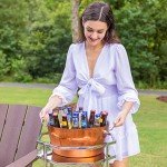 Rose Gold Insulated Ice Bucket for Parties