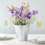 Juvale 6 Pack Large Galvanized Ice Buckets