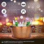 Rose Gold Insulated Ice Bucket for Parties