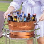 Rose Gold Insulated Ice Bucket for Parties