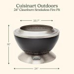 Cuisinart Smokeless 24” Fire Pit for Mancaves