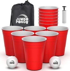 Giant Yard Pong Set for Outdoor Fun