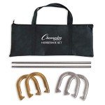 Champion Sports Classic Steel Horseshoe Set for Lawn