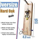 Hook and Ring Toss Game with Bottle Opener