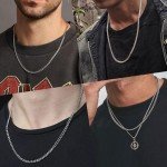 Men's 20-inch Silver Cuban Link Neck Chain