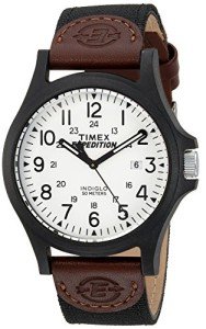 Timex Men's Expedition Acadia Black & Brown Watch
