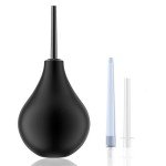 Mancave Enema Bulb Kit with 3 Nozzles