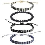 Beachy Vibes: 4-Piece Bracelet Set for All