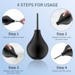 Mancave Enema Bulb Kit with 3 Nozzles