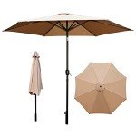 10ft Patio Umbrella with Tilt for Mancave