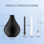 Mancave Enema Bulb Kit with 3 Nozzles