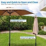 10ft Patio Umbrella with Tilt for Mancave