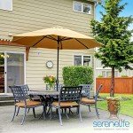 10ft Patio Umbrella with Tilt for Mancave