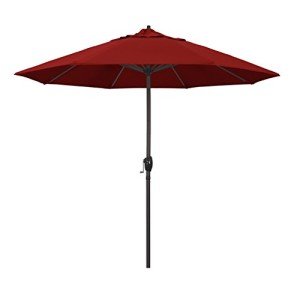 9' Round Sunbrella Patio Umbrella with Crank Lift