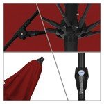 9' Round Sunbrella Patio Umbrella with Crank Lift