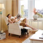 Mancave Wingback Recliner Chair with Storage Pocket