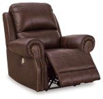 Ashley Freyeburg Leather Power Recliner with USB