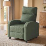 Furniwell Adjustable Massage Recliner Chair for Mancave