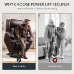 FLEXISPOT Power Lift Recliner Chair with Massage