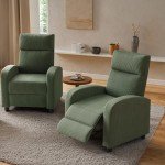 Furniwell Adjustable Massage Recliner Chair for Mancave