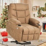 Comfortable Power Lift Recliner with Massage & Heat