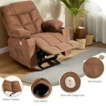 Comfortable Power Lift Recliner with Massage & Heat