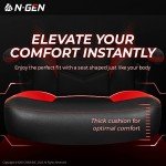 Ergonomic Gaming Chair with Lumbar Support - Red