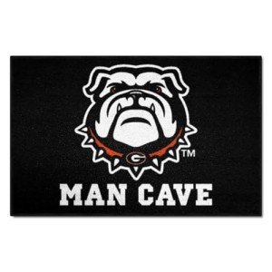 Georgia Bulldogs Man Cave Accent Rug - 19" x 30
