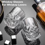 Set of 8 Crystal Whiskey Glasses - Perfect Gift
