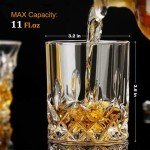 Set of 8 Crystal Whiskey Glasses - Perfect Gift
