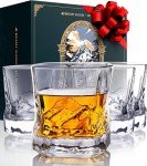 Everest Bourbon Glasses Set - Mountains Theme