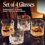 Everest Bourbon Glasses Set - Mountains Theme