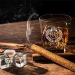 Personalized Whiskey Glass Set - 4 Unique Designs